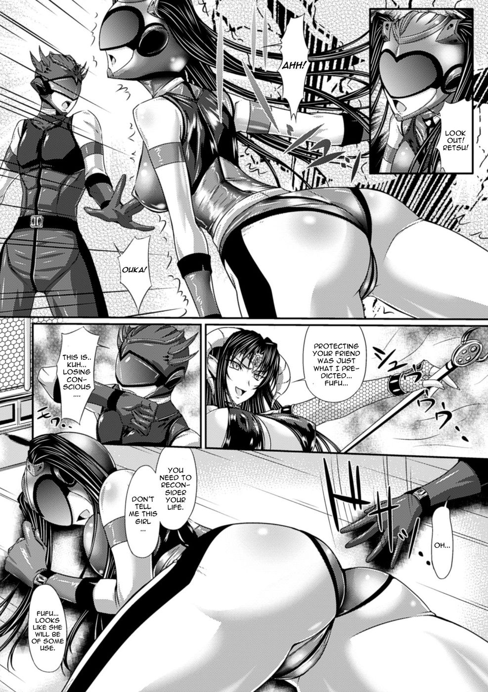 Hentai Manga Comic-Kentei Sentai Kaiser Five-Read-3